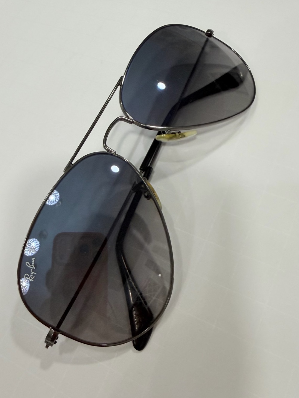 Ray-Ban Aviator Classic Men's Sunglasses - Gradient Gray Lenses - Picture 9 of 9